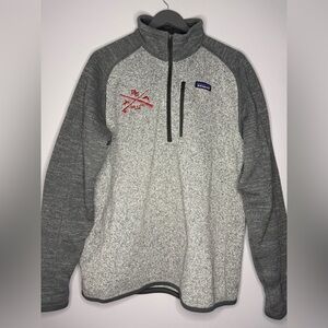 Patagonia Two-Tone Gray Men's Zip-Up Sweater